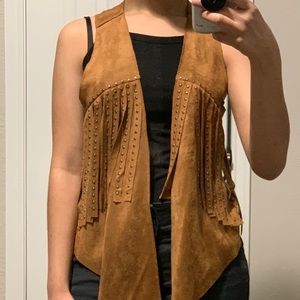 A Vocal tasseled sweater